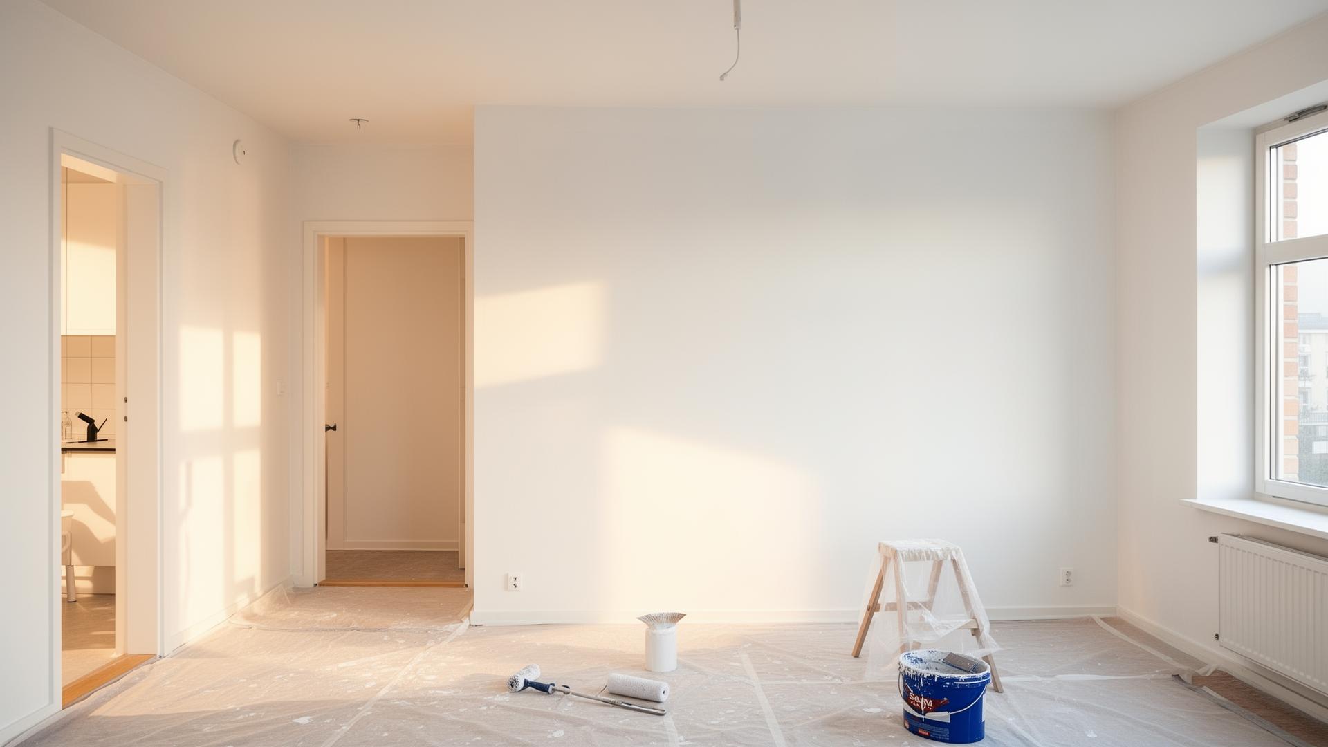 Inomhusmålning utförd av målare i Halmstad